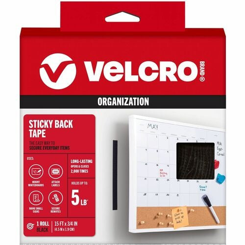 VELCRO Velcro Industries VEK90081 Hook and Loop Tape Black