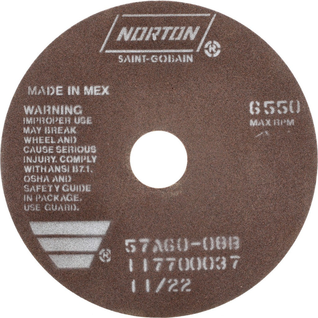 NORTON Norton 66252922684 Cut-off Wheel 7 in Aluminum Oxide 60 Grit