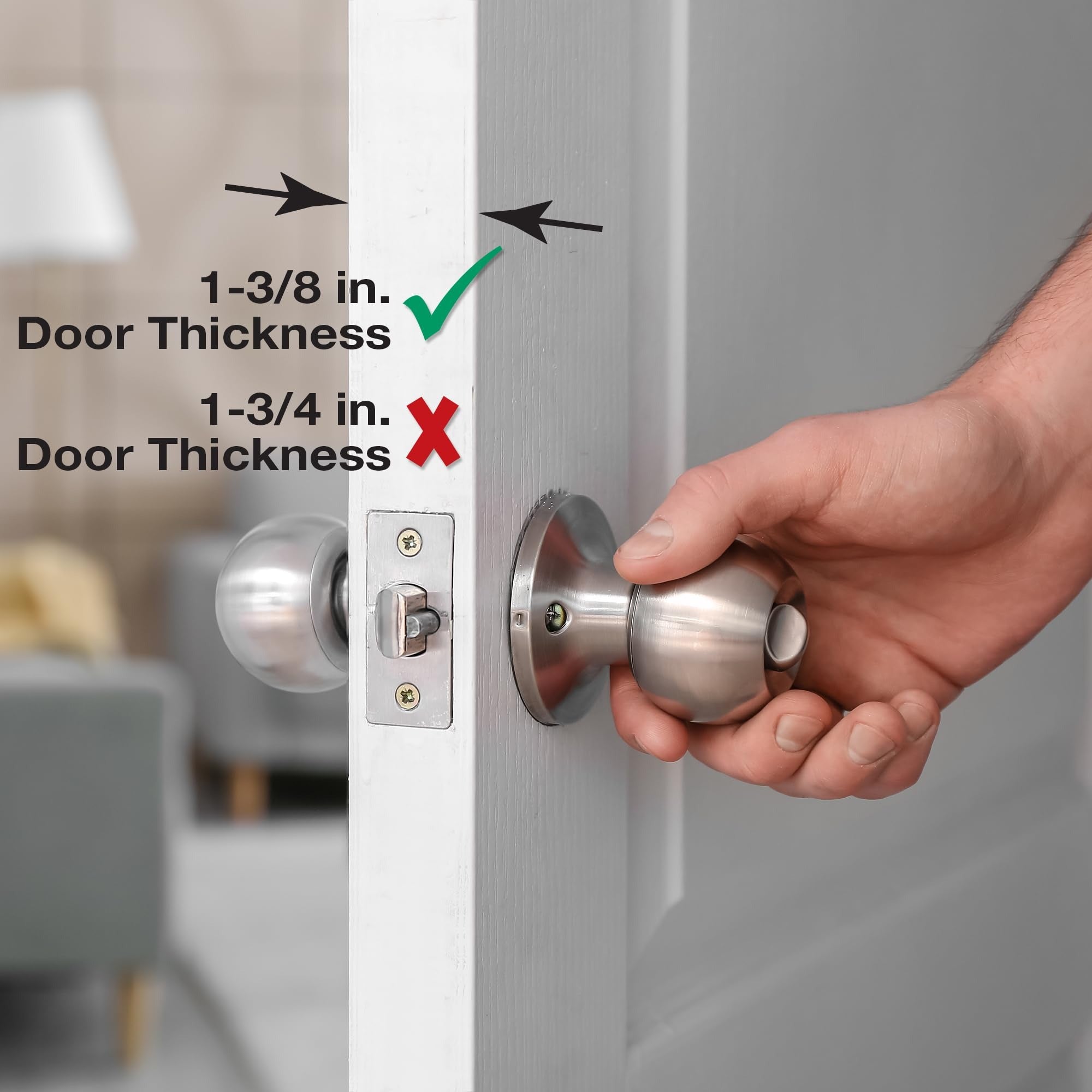 PRIME-LINE Prime-line MP9452 Door Lock Reinforcer Stainless Steel