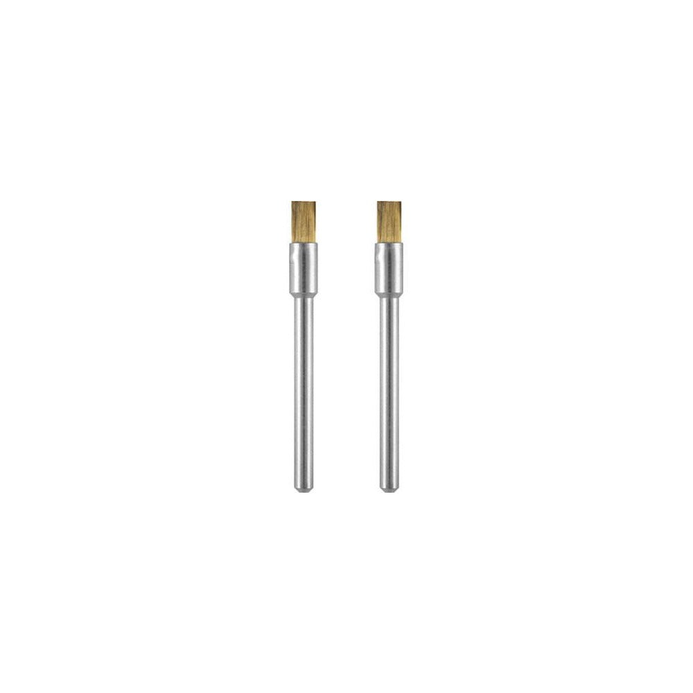 DREMEL Dremel 537-02 Brass Flat Faced End Brush 2 Pack