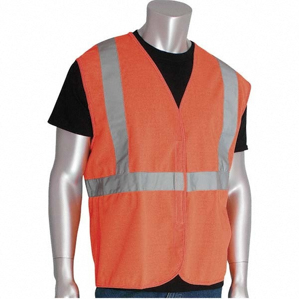 PIP Pip 302-WCENGOR-XL Hi-vis Safety Vest Ansi Class 2 Xl