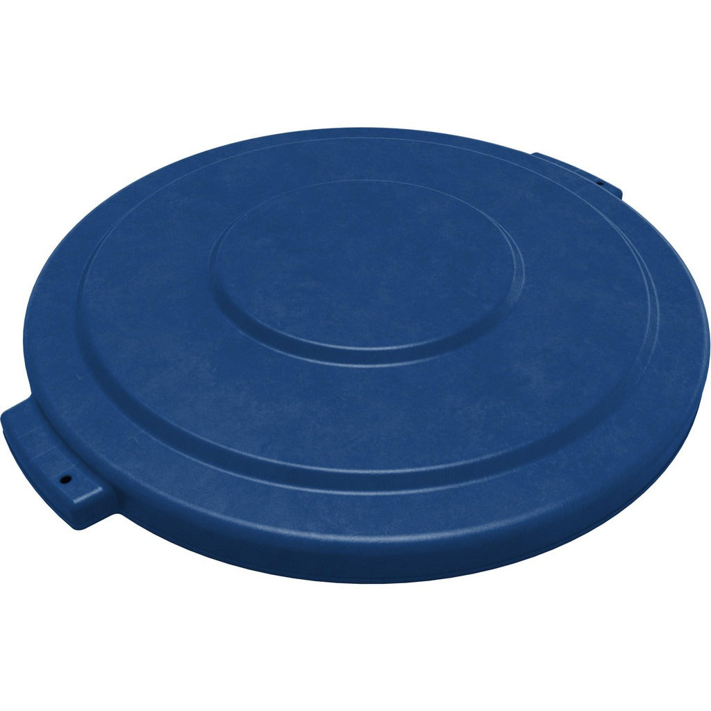 CARLISLE HARDCAST Carlisle 84103314 Flat Round Recycling Lid 32 Gal Blue