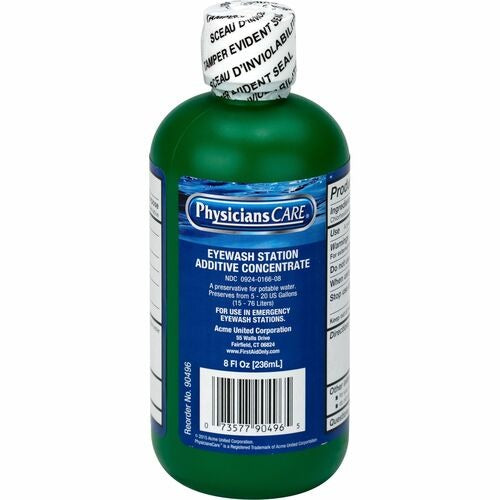 FIRST AID ONLY First Aid Only FAO90496 Eyewash Additive Concentrate 8 Oz