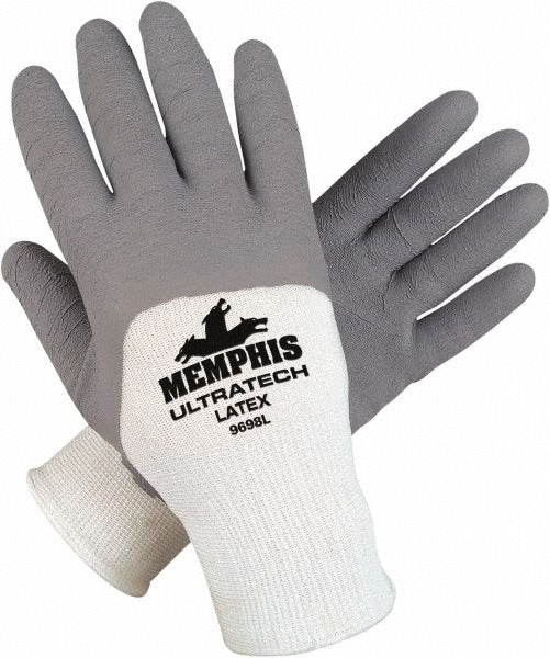 MCR SAFETY Mcr Safety 9698L Work Gloves Large Latex Coated Nylon