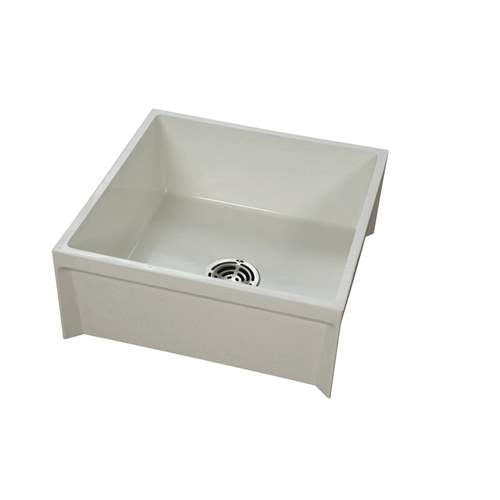 Cornerstone MSB-2424 Fiat MSB2424 Commercial Mop Service Basin Utility Sink, 24-3/16 W x 24-3/16 D x 10 H