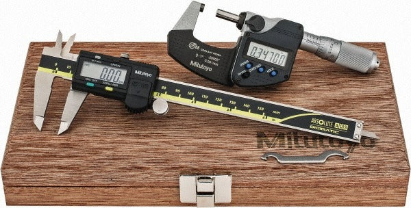 MITUTOYO Mitutoyo 64PKA077B Caliper Micrometer Kit 4 Piece
