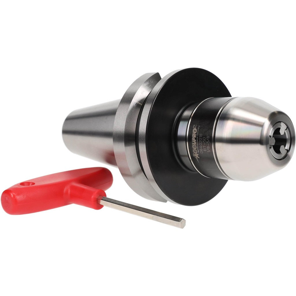 ACCUPRO Accupro HX01650200MSC Drill Chuck BT50 1/8-5/8 in Keyed