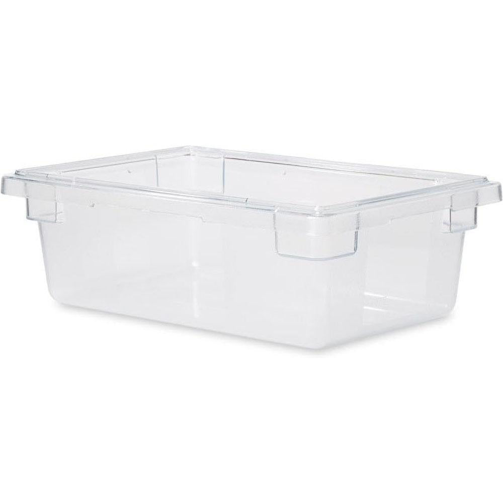 RUBBERMAID Rubbermaid FG330900CLR Food Tote Box 3-9.9 Gal Clear