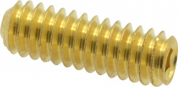 VALUE COLLECTION Value Collection R63642924 Set Screw 1/4-20 X 3/4 in Cup Point Brass