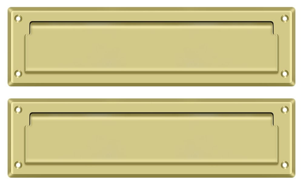 DELTANA Deltana MS212U3 Mail Slot 13.5 in Interior Flap Brass