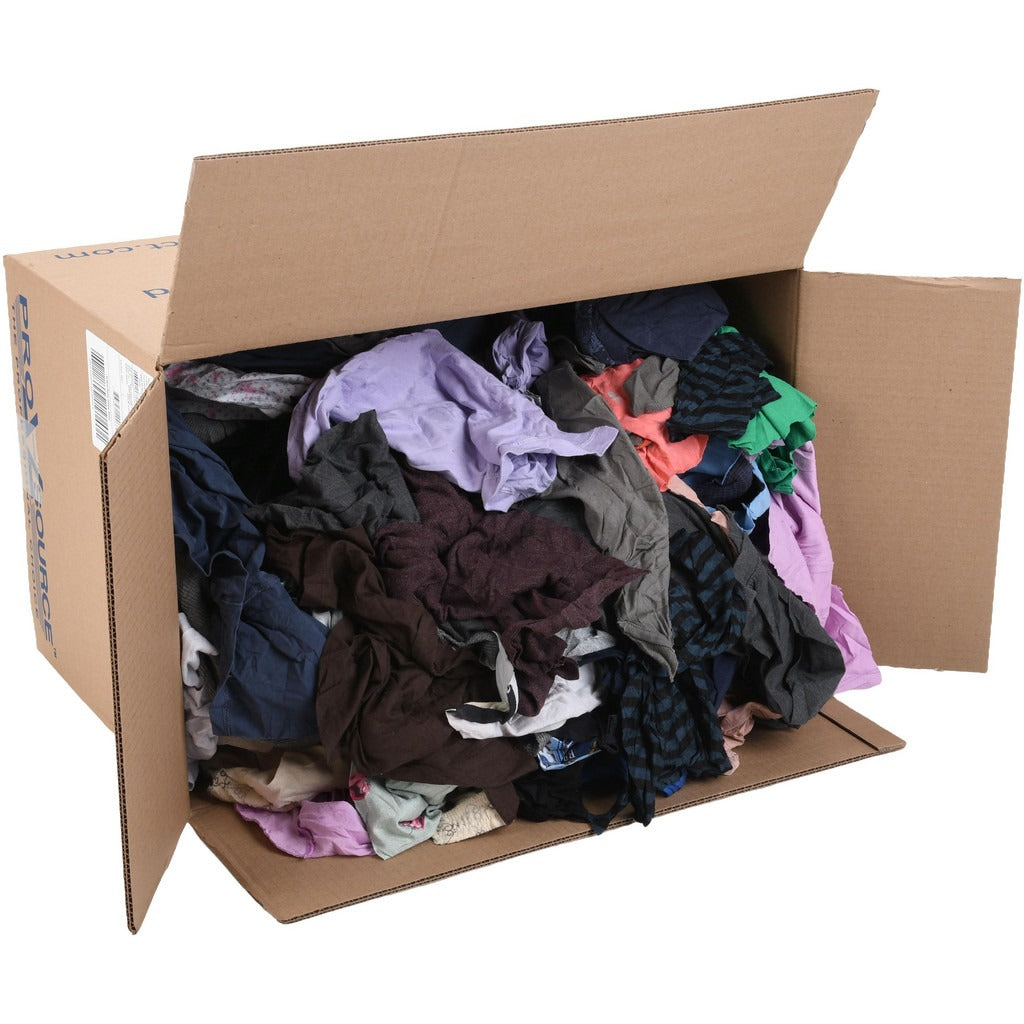 PRO-SOURCE Pro-source PR0320-C45-PU25 Reclaimed Cotton Rags 25 Lb