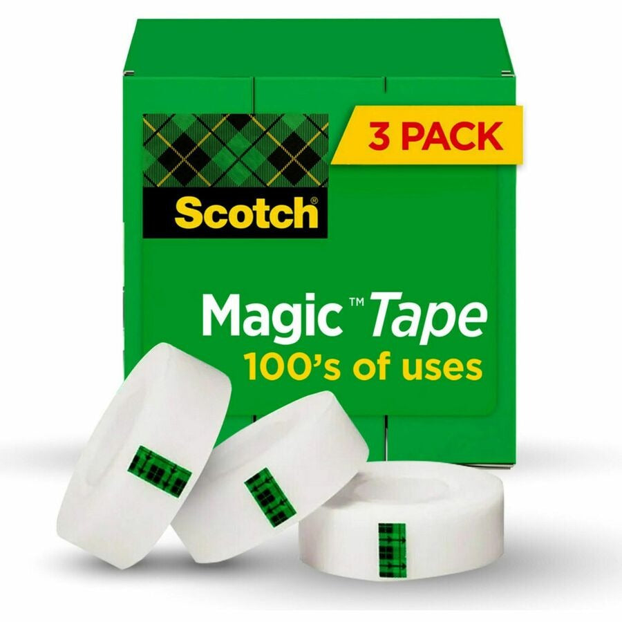 3M 3M MMM810K3 Magic Tape Refill 3/4 x 1000 3/Pack