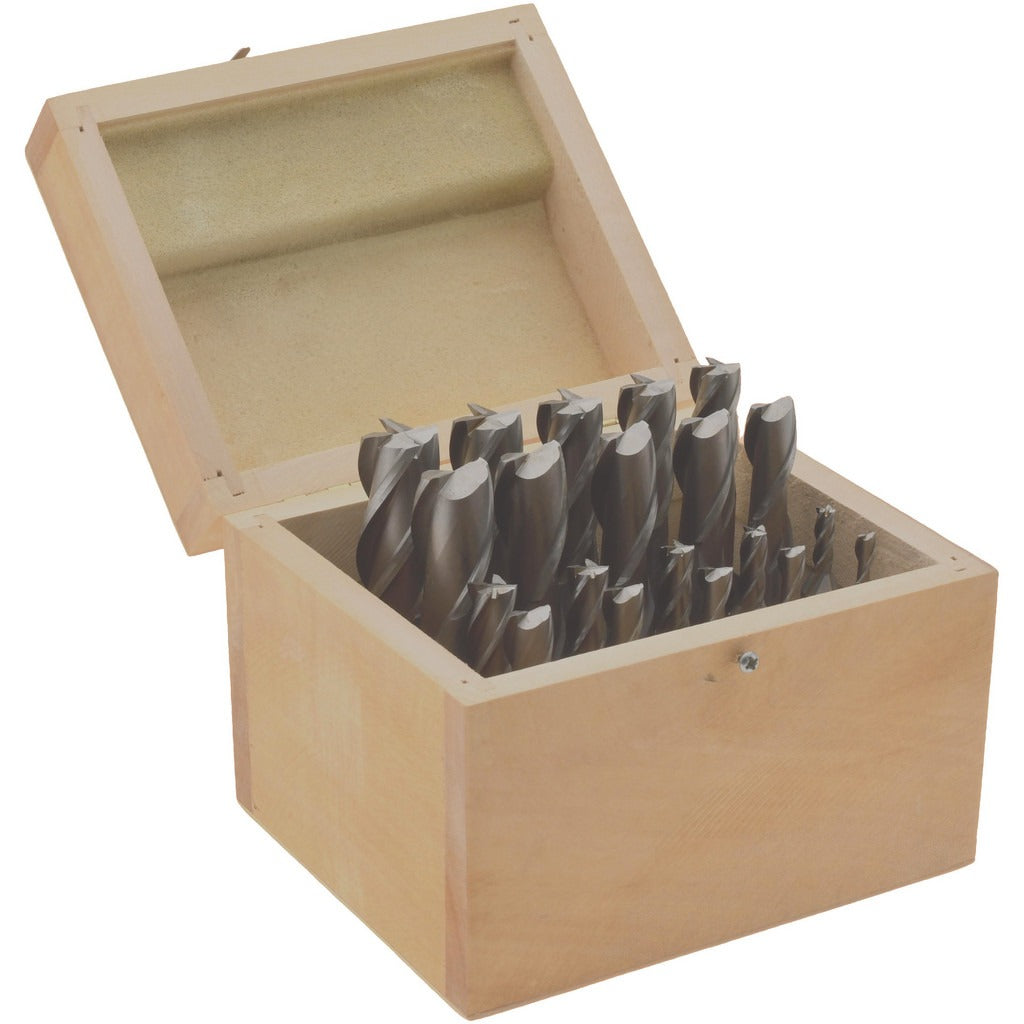 VALUE COLLECTION Value Collection 320-1000 Square End Mill Set 20 Pc Hss