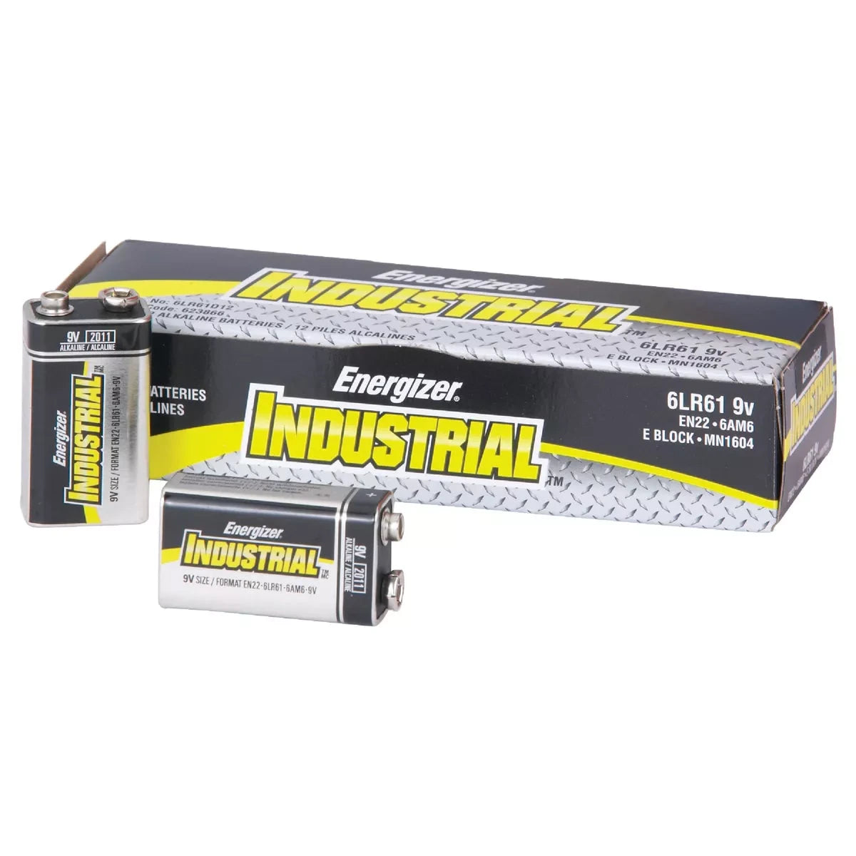 DO IT BEST Energizer 825247 9V Alkaline Battery 625 Mah 12-pack