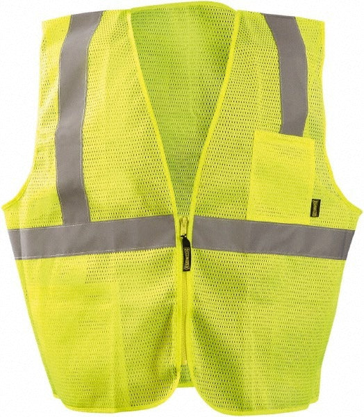 OCCUNOMIX Occunomix ECO-IMZX-YS Hi-vis Safety Vest Small Ansi 2