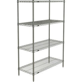 METRO Metro N346BR 4-shelf Wire Shelving Unit 42x18x63