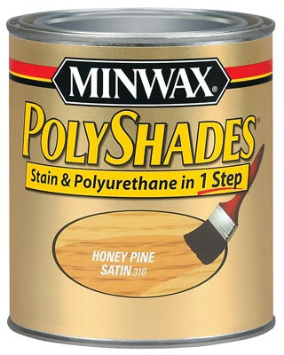 MINWAX Minwax 213104444 Honey Pine Polyshades Satin 0.5 Pint