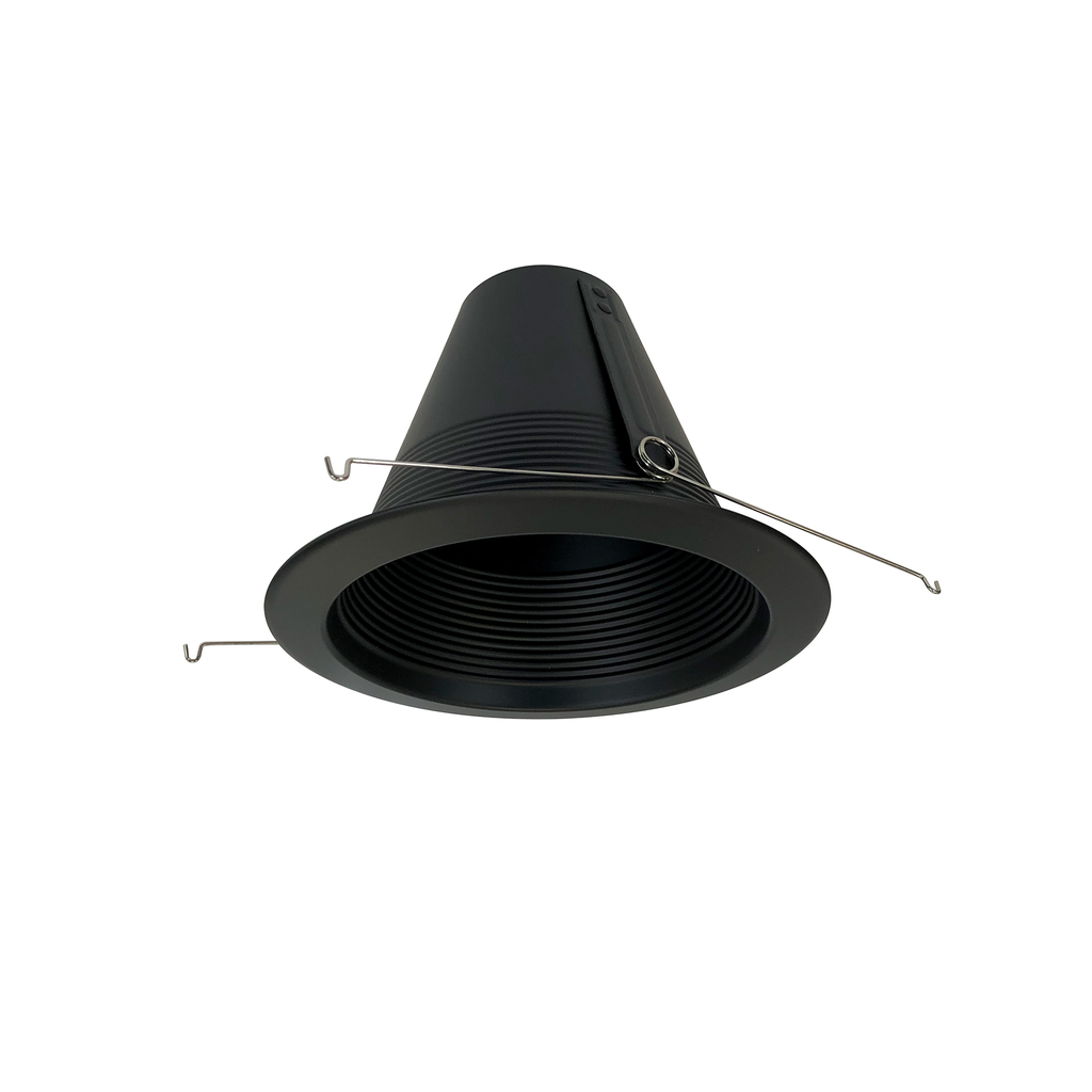 Nora Lighting NTM-713BBAL Black Airtight Cone Black Ring