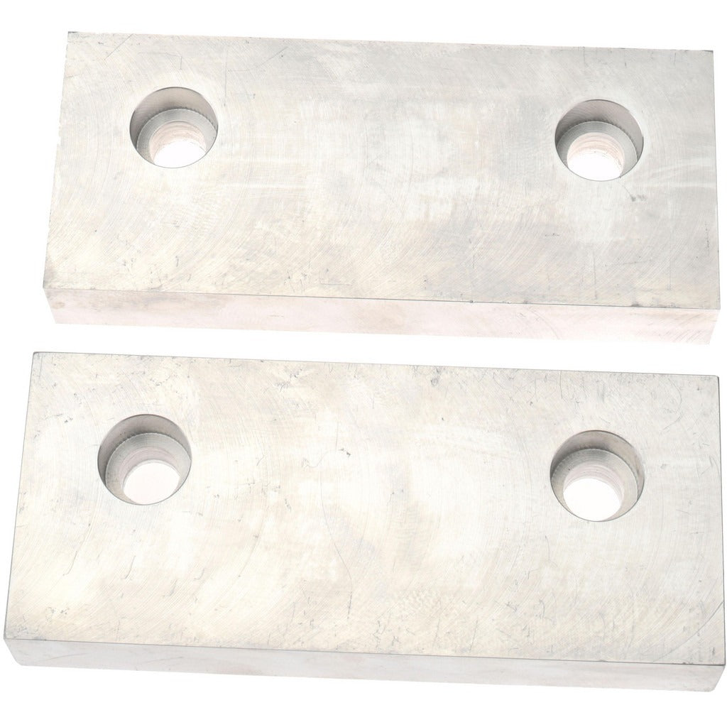 GIBRALTAR Gibraltar 428-1084 Soft Vise Jaw 6 in Flat Aluminum