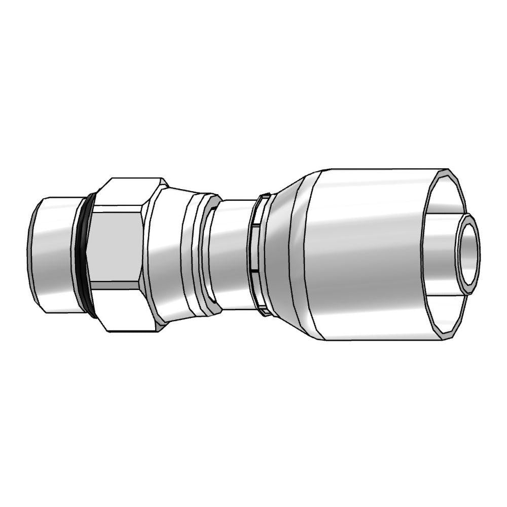 PARKER Parker 10G43-12-12 Male Swivel Hose Fitting 0.75 in Steel