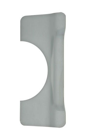 DON-JO Don-jo BLP207SL Blank Latch Protector Key in Lever Silver