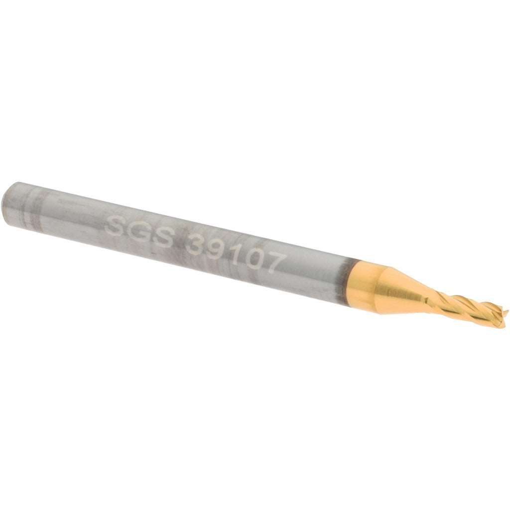 KYOCERA SGS PRECISION TOOLS Sgs 39107 Square End Mill 1/16 in 4 Flute Solid Carbide