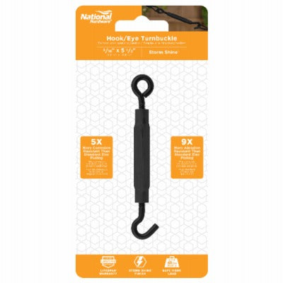 NATIONAL HARDWARE National Mfg N820-119 Hook Eye Turnbuckle 3/16x5.5in
