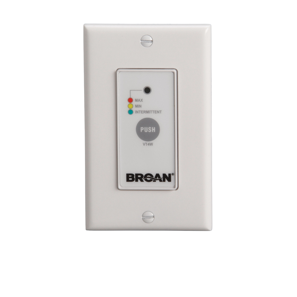 Broan-NuTone VT4W Wall Control, Fan Speed Management, 120 Volt