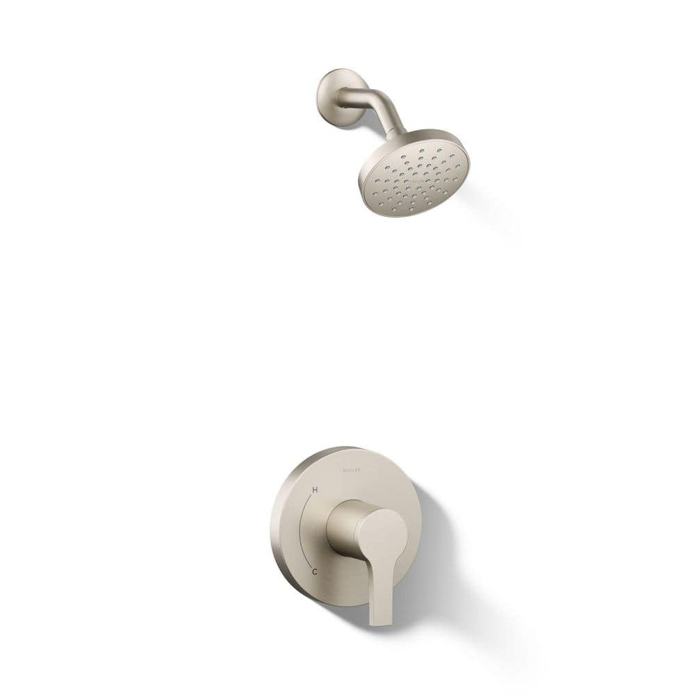 KOHLER Kohler TS35321-4Y-BN Elate 1-Handle Shower Trim Kit 2.5 GPM (Valve Not Included)