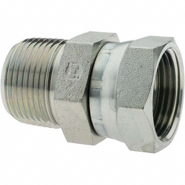 BRENNAN INDUSTRIES Brennan 10357 Straight Swivel Adapter Fnpsm X Mnptf