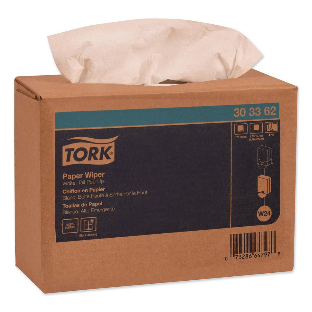 TORK Tork TRK303362 Single Fold Paper Towels 4 Ply 8 Pack