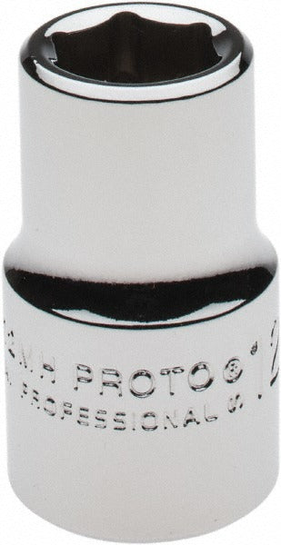 PROTO Proto J5412MH 12mm 1/2 in Drive 6-point Hand Socket