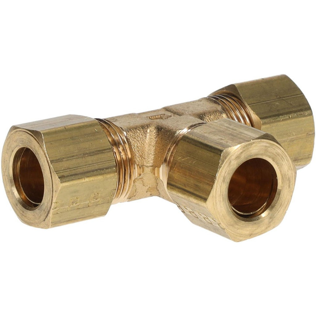 PARKER Parker 164C-6 Compression Tube Union 3/8 in Od Brass