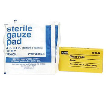 HONEYWELL NORTH Honeywell North 20584 Sterile Gauze Pads 4x4 in 100 Count