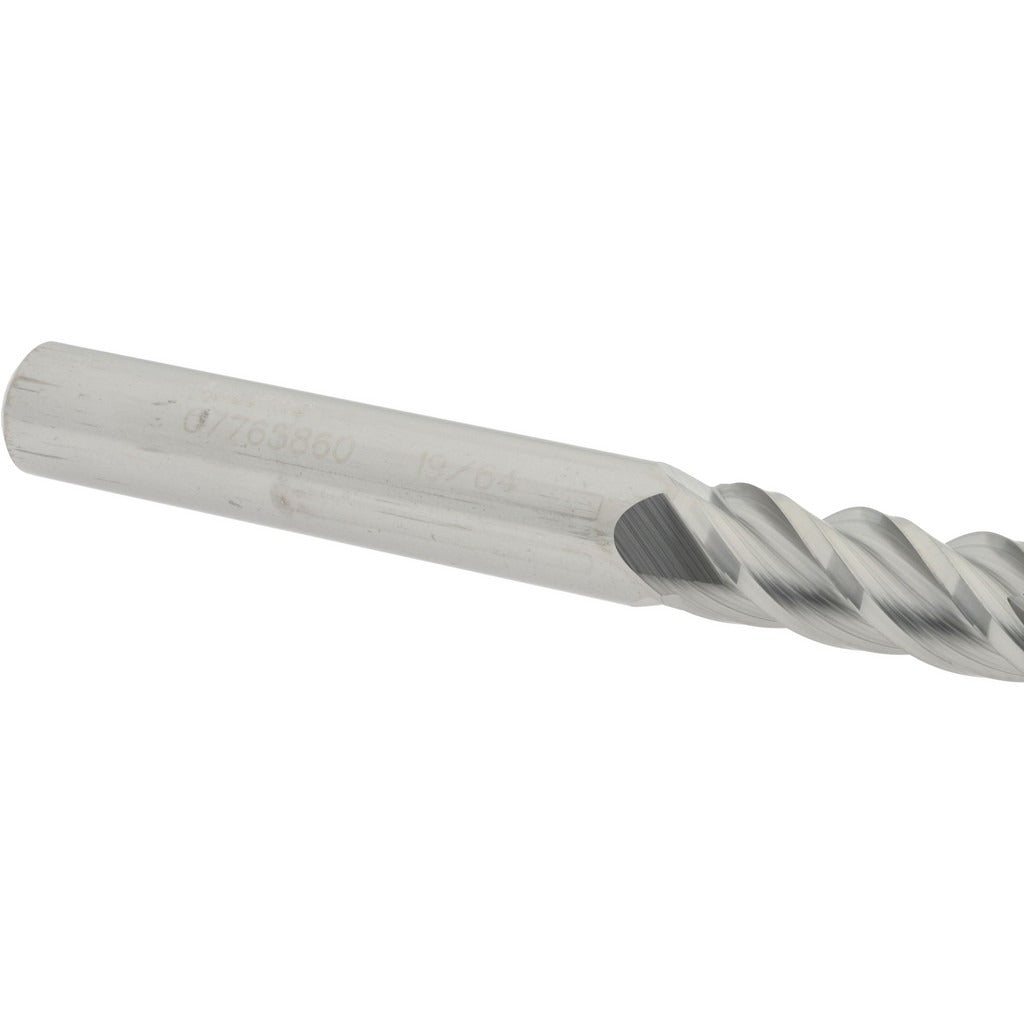 ACCUPRO Accupro 12182484 Square End Mill 19/64 in 4 Flute Carbide