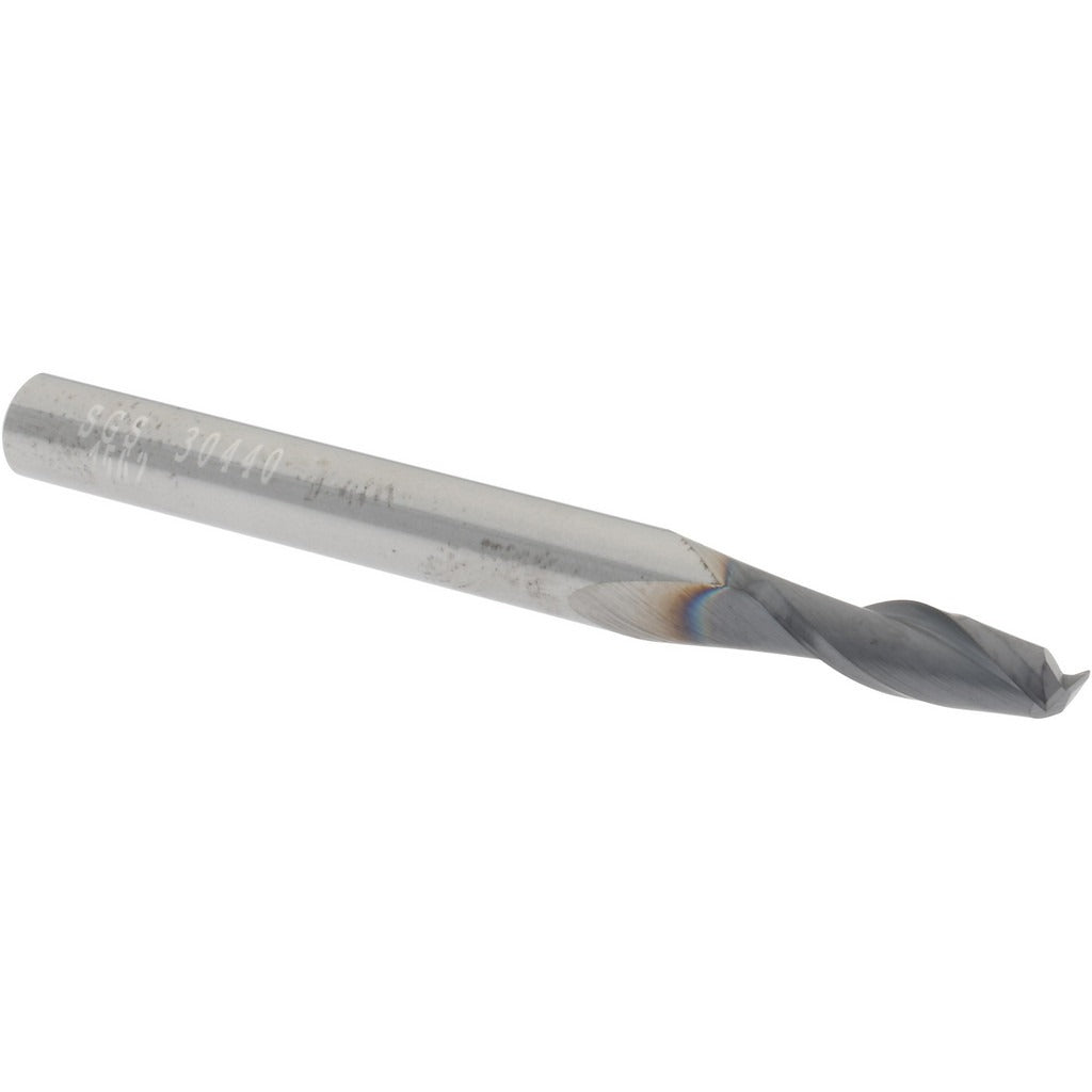KYOCERA SGS PRECISION TOOLS Sgs 30440 Square End Mill 5/32 in 2 Flute Solid Carbide