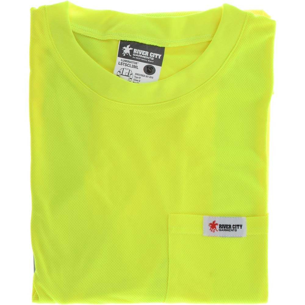 MCR SAFETY Mcr Safety LSTSCL3MLX4 Hi-vis Work Shirt 4XL Class 3