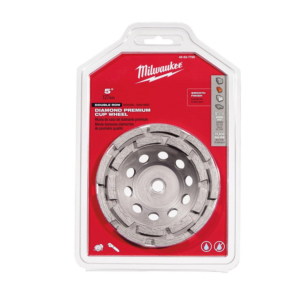 MILWAUKEE Milwaukee Tool 49-93-7760 Cup Grinding Wheel 5 in