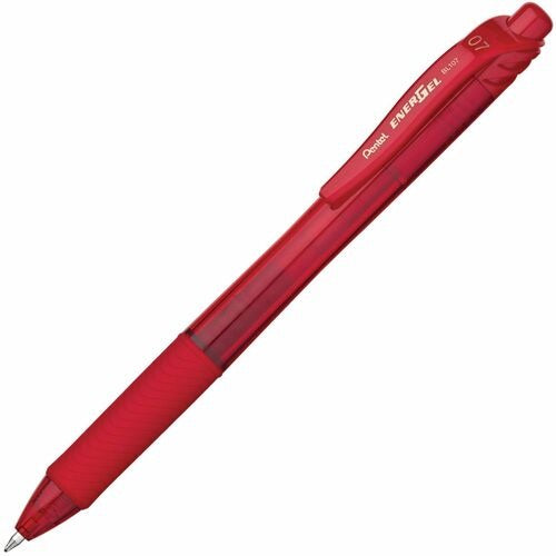 PENTEL Pentel PENBL107B Energel-x Gel Pen 0.7mm Red 12-pack