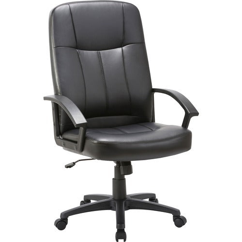 LORELL Lorell LLR60120 Executive High-back Chair Split Leather