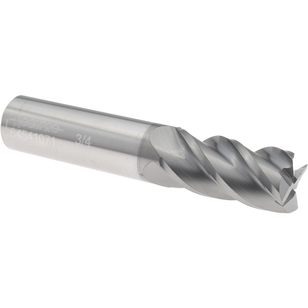 ACCUPRO Accupro 12178992 Square End Mill 3/4 in 4 Flute Carbide
