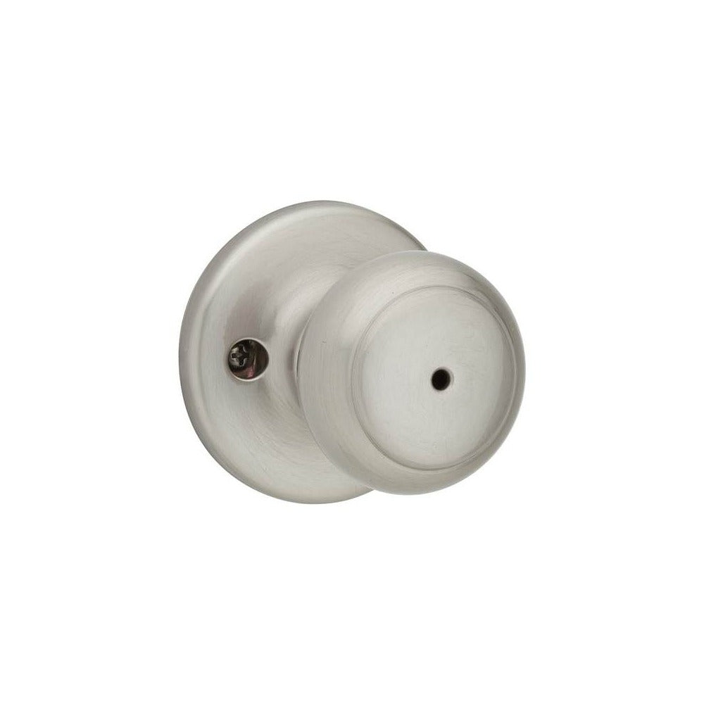 KWIKSET Kwikset 300CV-15 Cove Knob Privacy Lock Satin Nickel