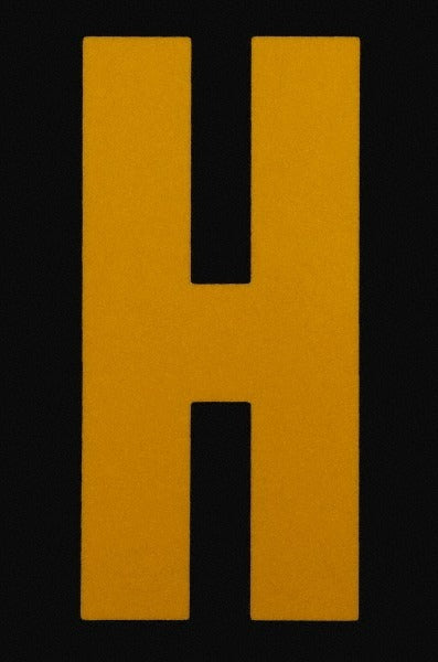 STRANCO Stranco RUM5PK-300-H Reflective Letter Label H 5 Pack