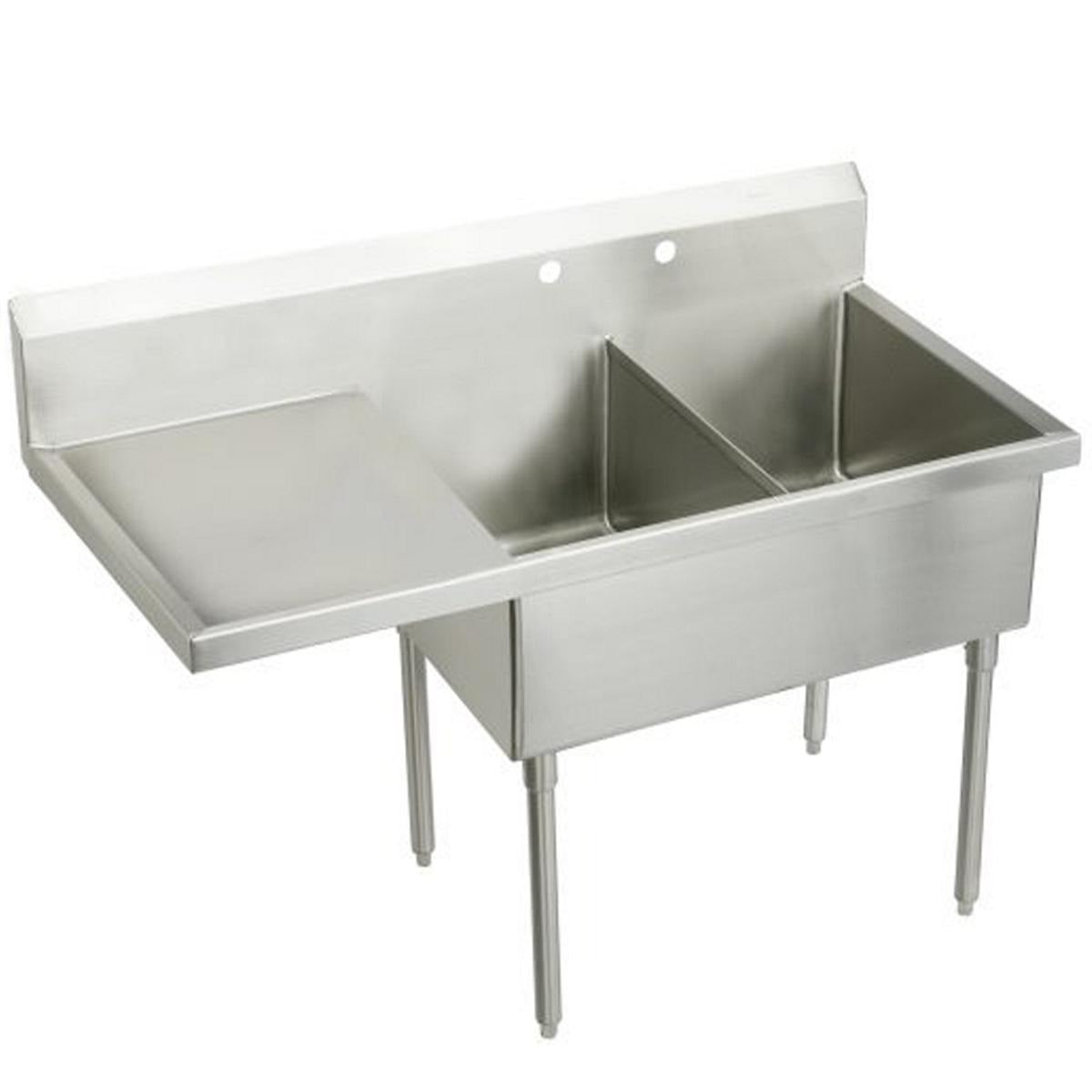 BSC PREFERRED Bsc Preferred WNSF8248L2 Double Compartment Scullery Sink