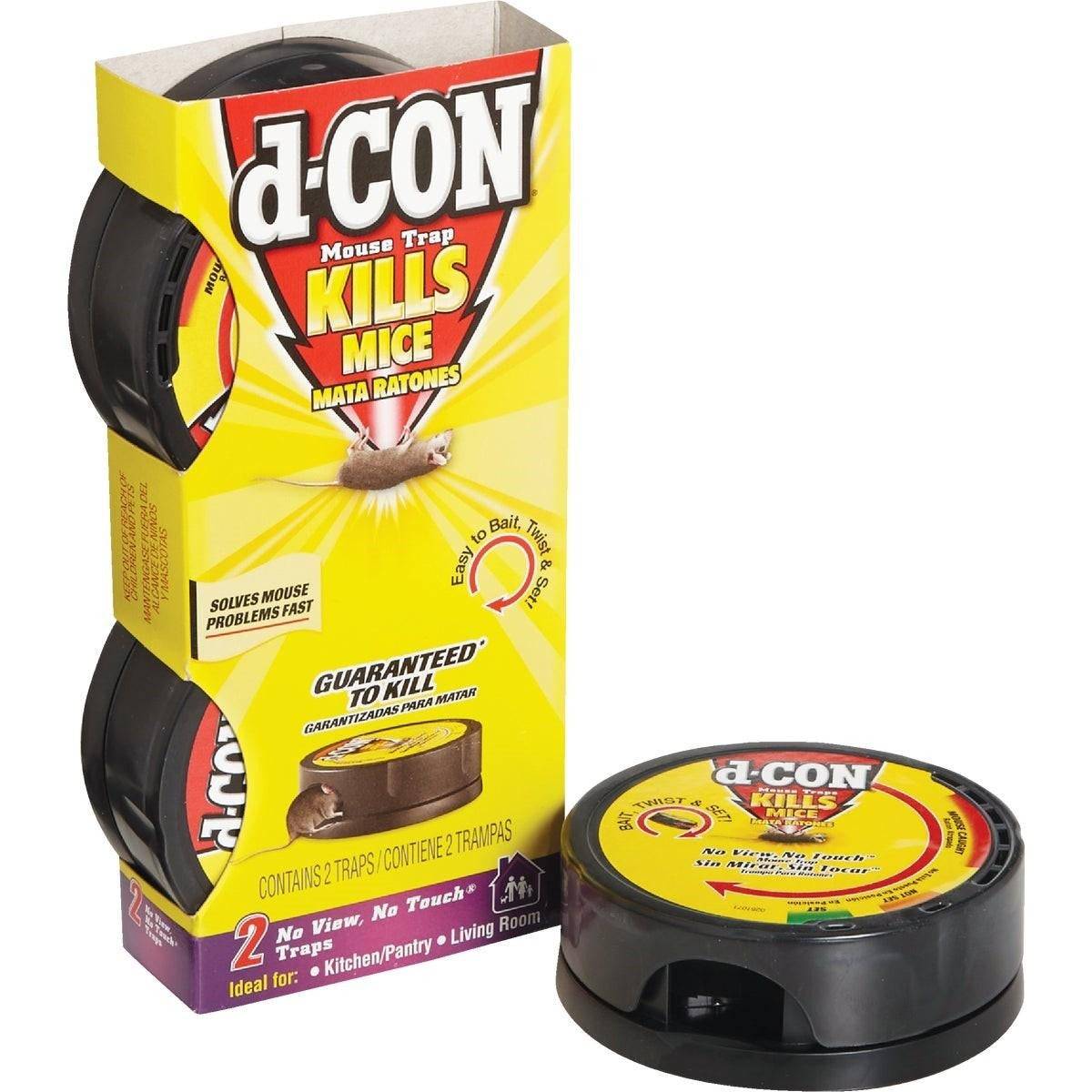 DCON DCON 1920082043 No View No Touch Mechanical Mouse Trap 2-Pack