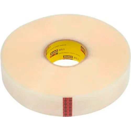 3M 3M 7100288624 Scotch High Tack Box Sealing Tape 371+ (48 mm x 914 m, 6/Case)