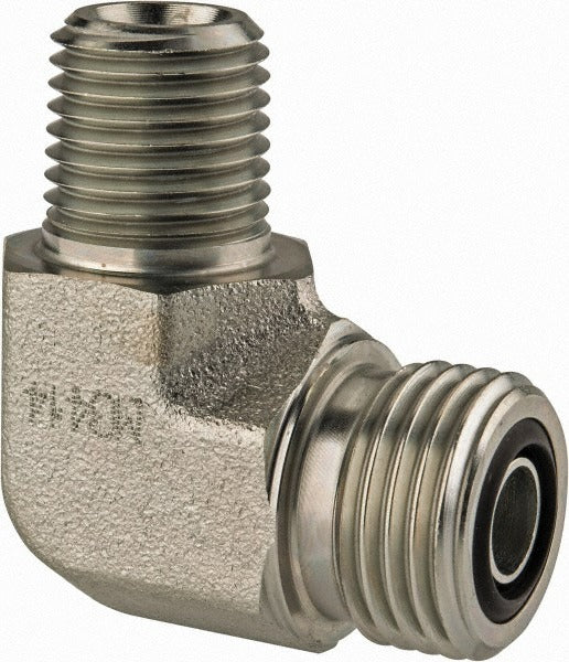 PARKER Parker 6 Clo-s Male Elbow 3/8 Tube Orfs X Nptf 6000 Psi