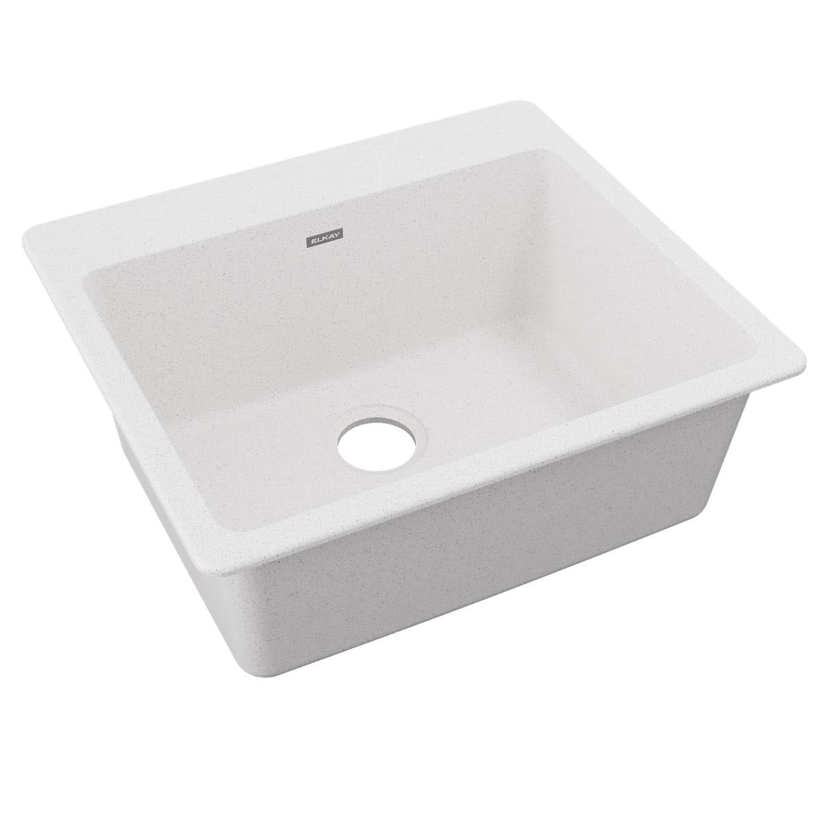 BSC PREFERRED Bsc Preferred ELG2522WH0 Drop-in Quartz Kitchen Sink White