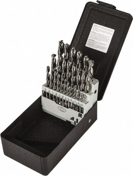 PRECISION TWIST DRILL Precision Twist Drill 5995612 Drill Bit Set 29 Piece Hss