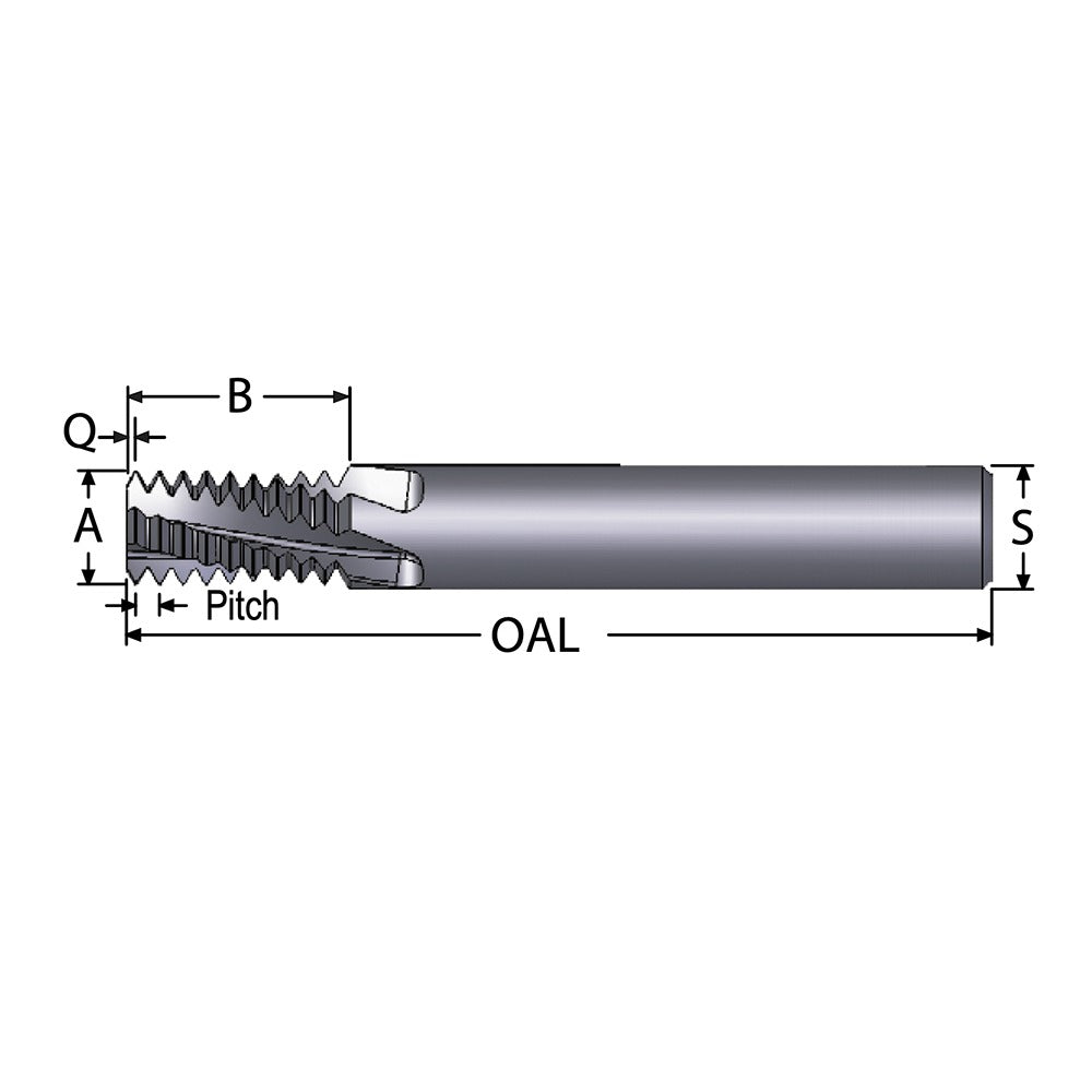 SCIENTIFIC CUTTING TOOLS Scientific Cutting Tools TMI120-32H Thread Mill 10-32